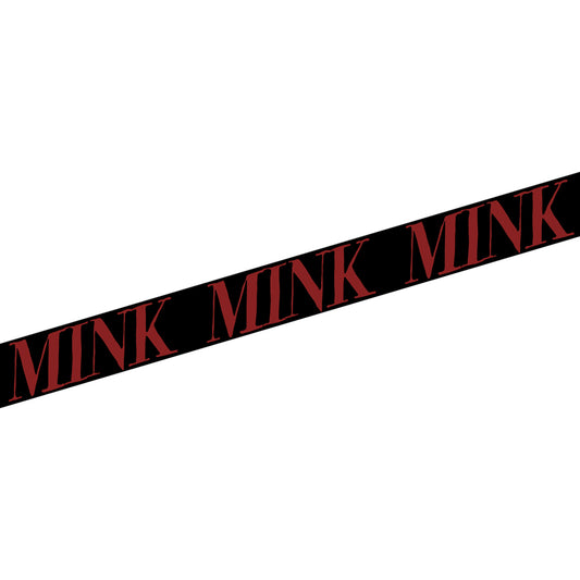 Choker - 'Thincut Three Maroon Minks'
