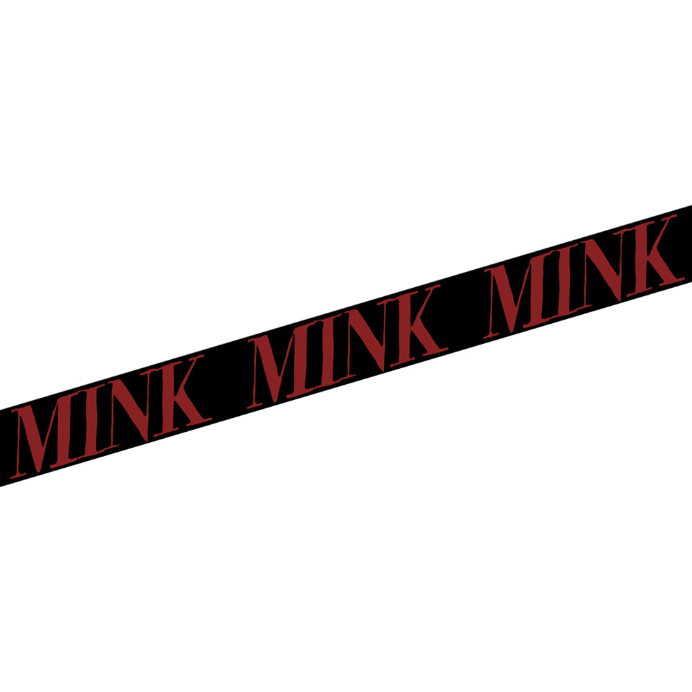 Choker - 'Thincut Three Maroon Minks'