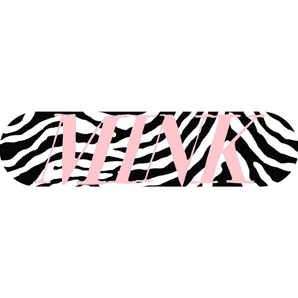 Choker - 'Baby Pink Zebra Mink'